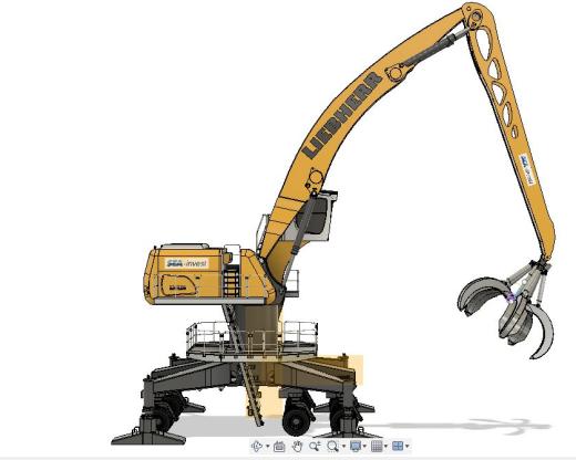Liebherr LH120 crane轮式挖掘机缩略图