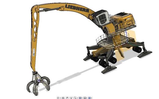 Liebherr LH120 crane轮式挖掘机缩略图