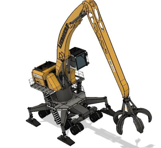 Liebherr LH120 crane轮式挖掘机缩略图