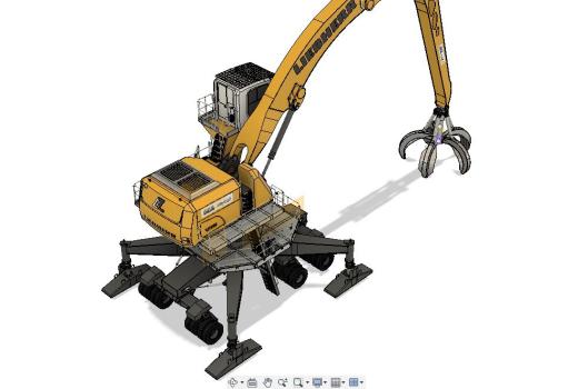 Liebherr LH120 crane轮式挖掘机缩略图