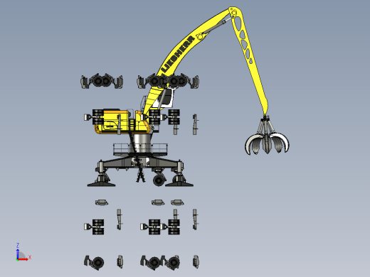 Liebherr LH120 crane轮式挖掘机缩略图