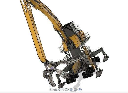 Liebherr LH120 crane轮式挖掘机缩略图