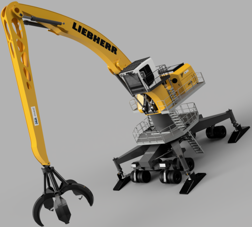 Liebherr LH120 crane轮式挖掘机缩略图
