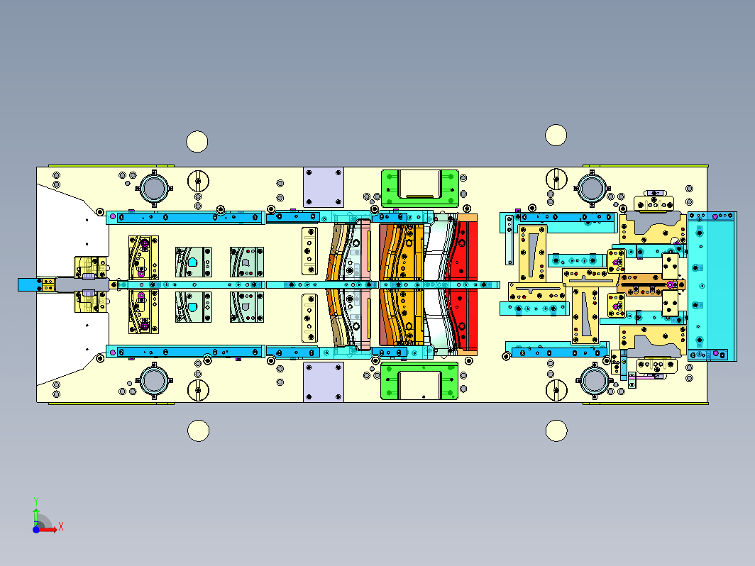 1775汽车五金模具（含全套CAD生产图纸）CATIAV5R21设计