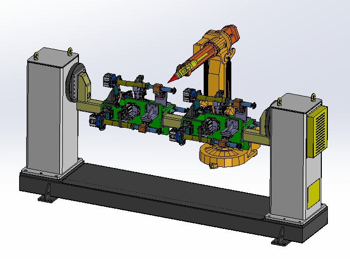 汽车排气管焊接工装2