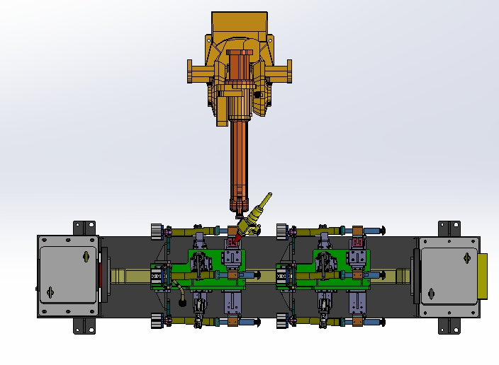 汽车排气管焊接工装2