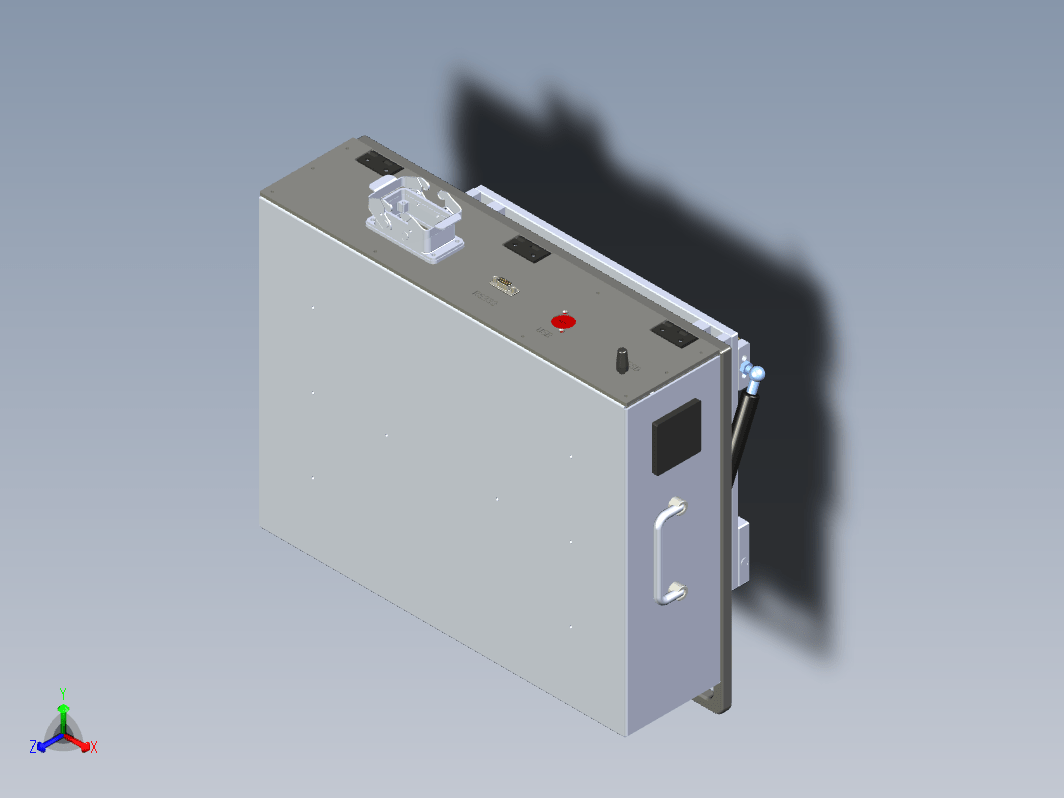 翻盖手动测试夹具三维Step无参