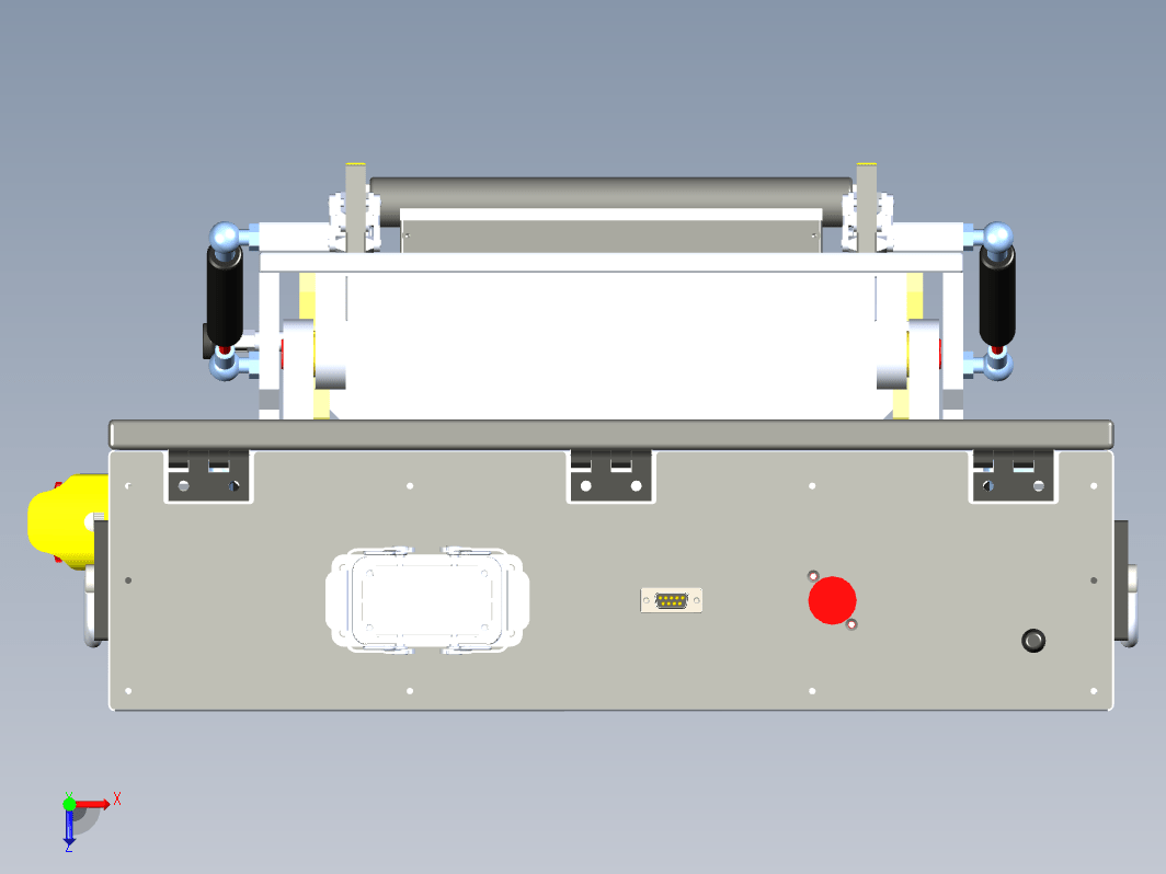 翻盖手动测试夹具三维Step无参