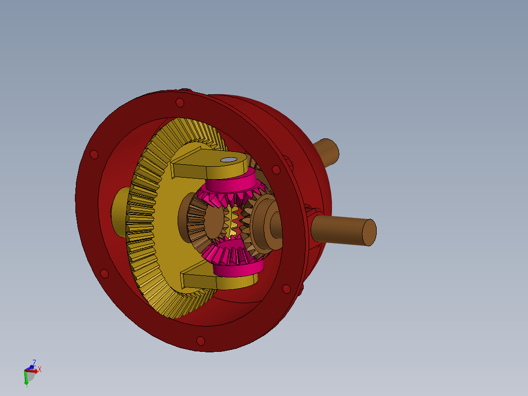 Differential Gear差动齿轮机构