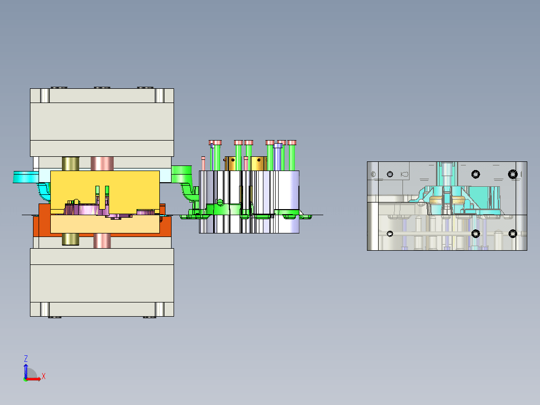 塑料上壳注塑成型模具设计