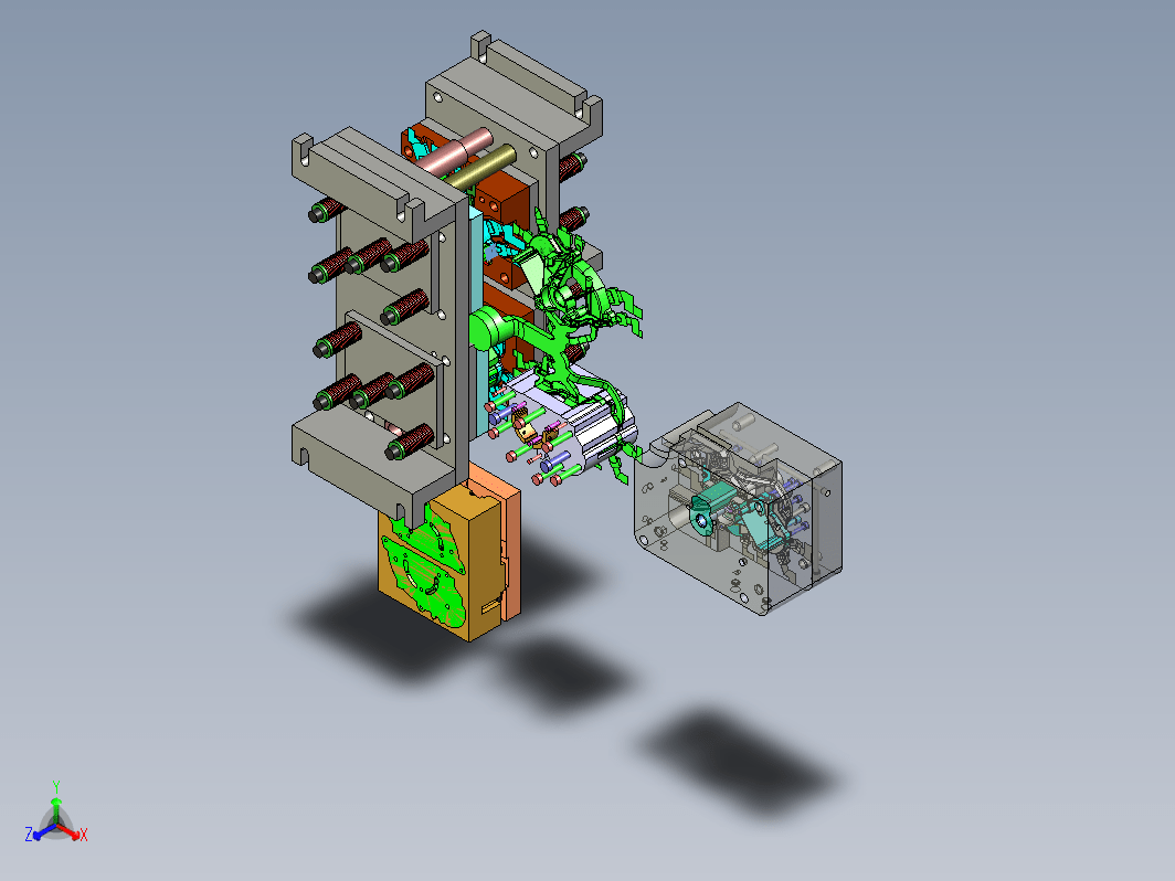 塑料上壳注塑成型模具设计