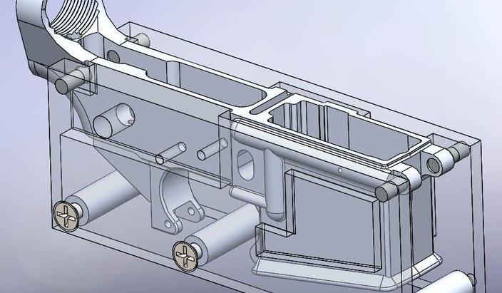 80工装夹具AR15