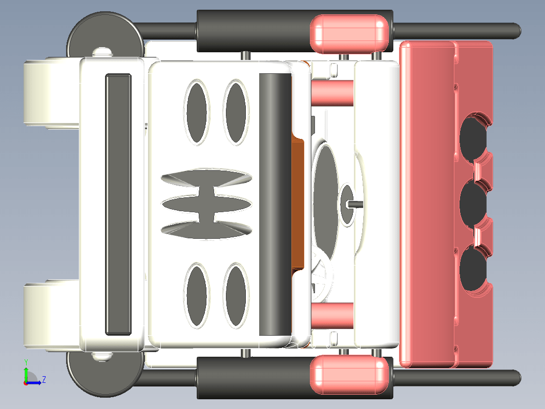 玩具大卡车拖车