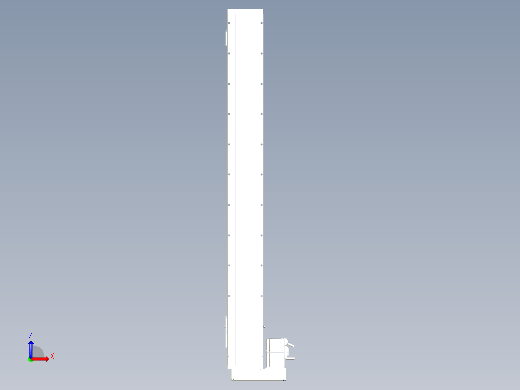 轨道内嵌式螺杆滑台KGH12-950-BR-400W-C4