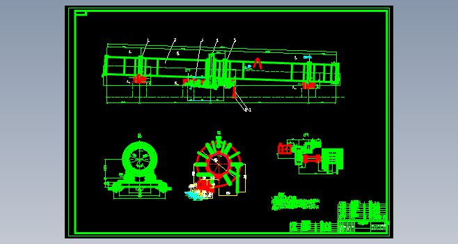 煅烧颗粒水泥回转窑设计+CAD+说明