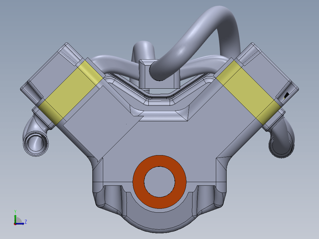 v6六缸发动机简易模型