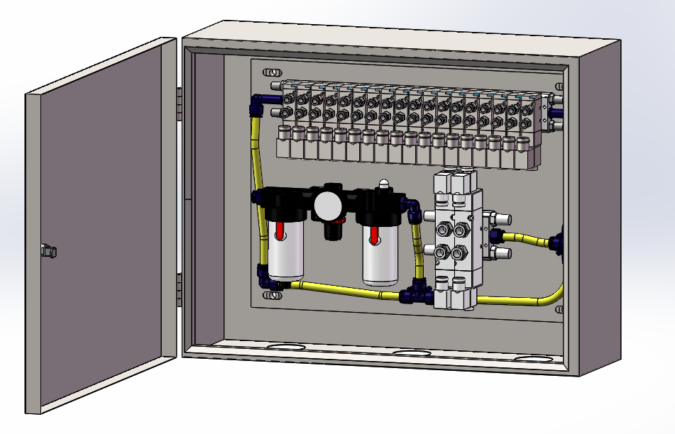 气控箱组件设计