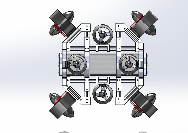 AUV无人水下航行器结构