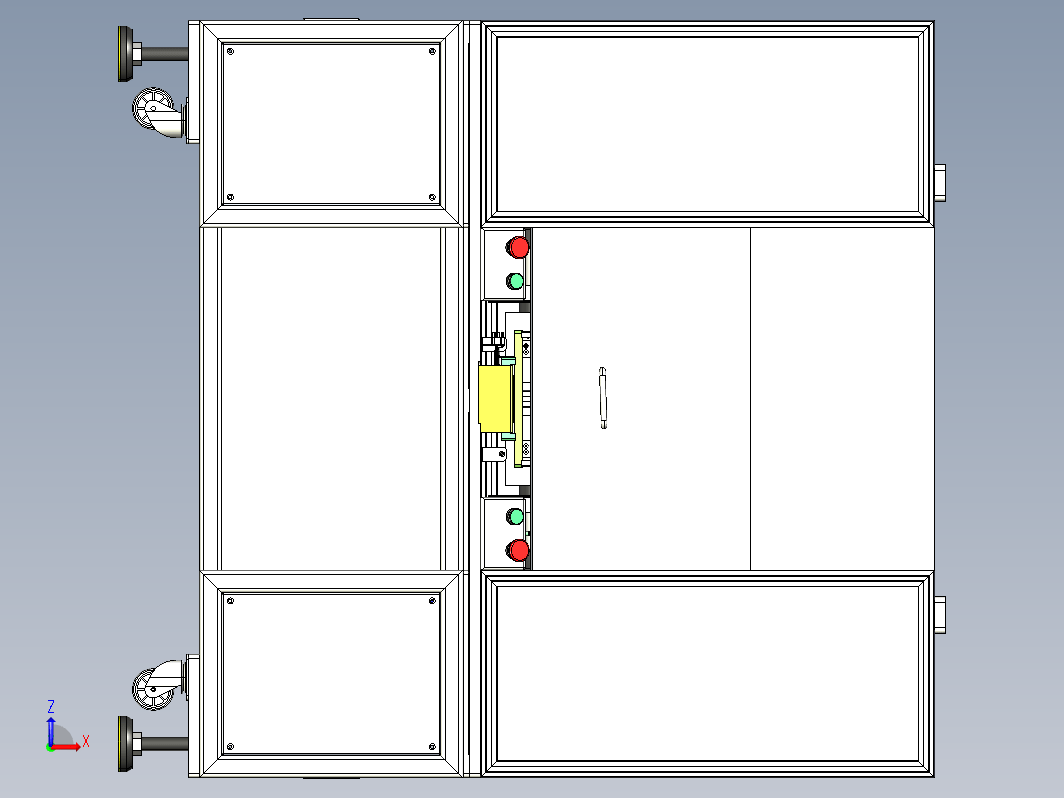 滑台进出载具的镭雕或焊接半自动机