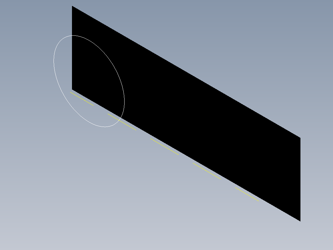 电气符号  滚轮(滚柱)操作 (gb4728_3_2-15)