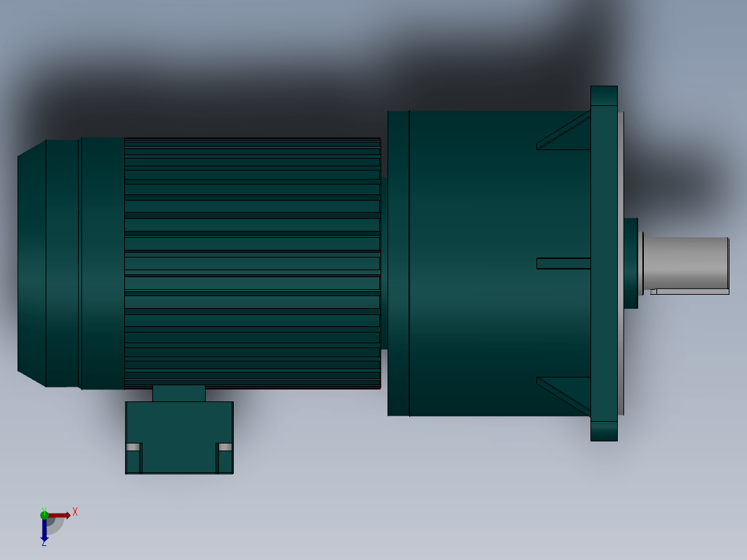 CV-40-2200-3～40立式三相铝壳(刹车)马达减速机[CV-40-2200-25-G1]