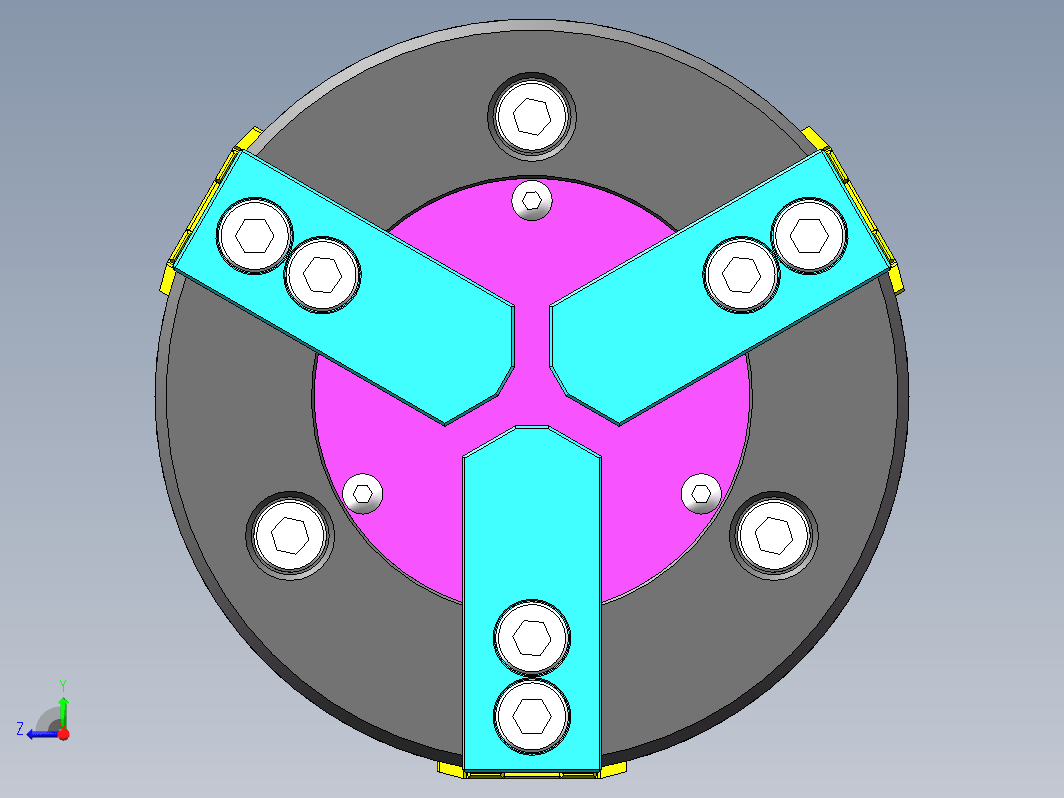 YS305中实卡盘