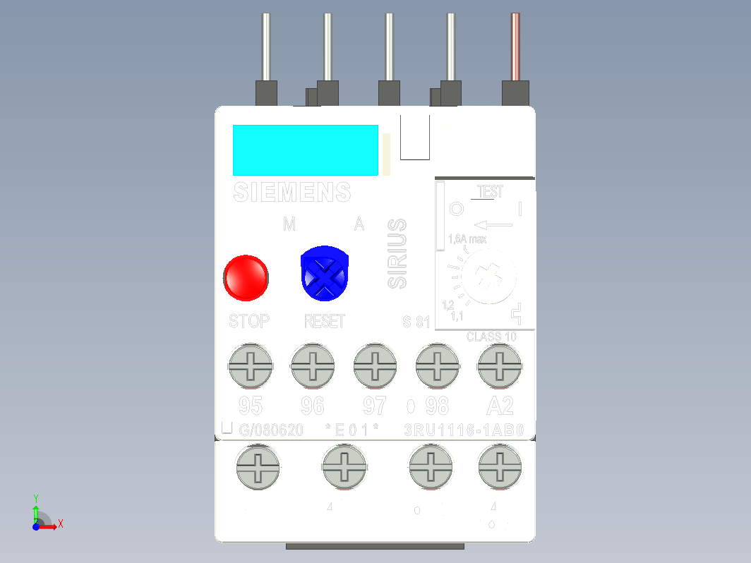 西门子热继电器3RU1116-1AB0