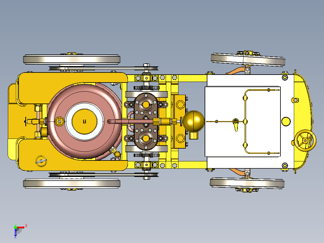 ca1908蒸汽消防玩具车