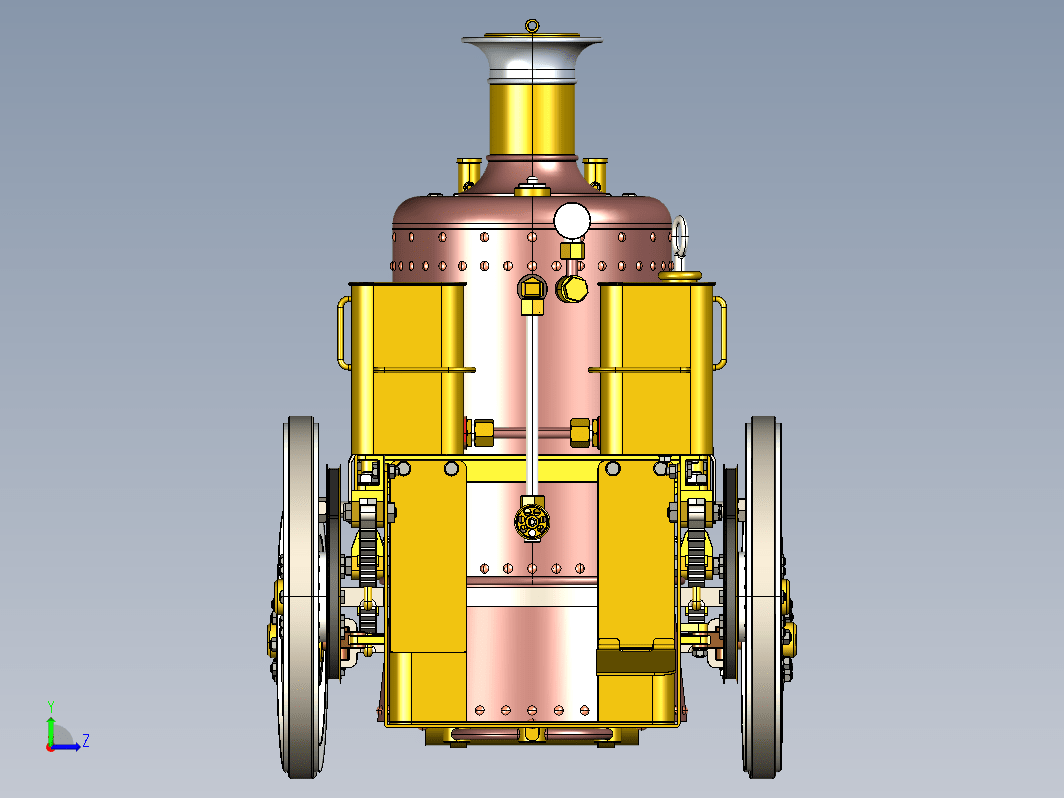 ca1908蒸汽消防玩具车