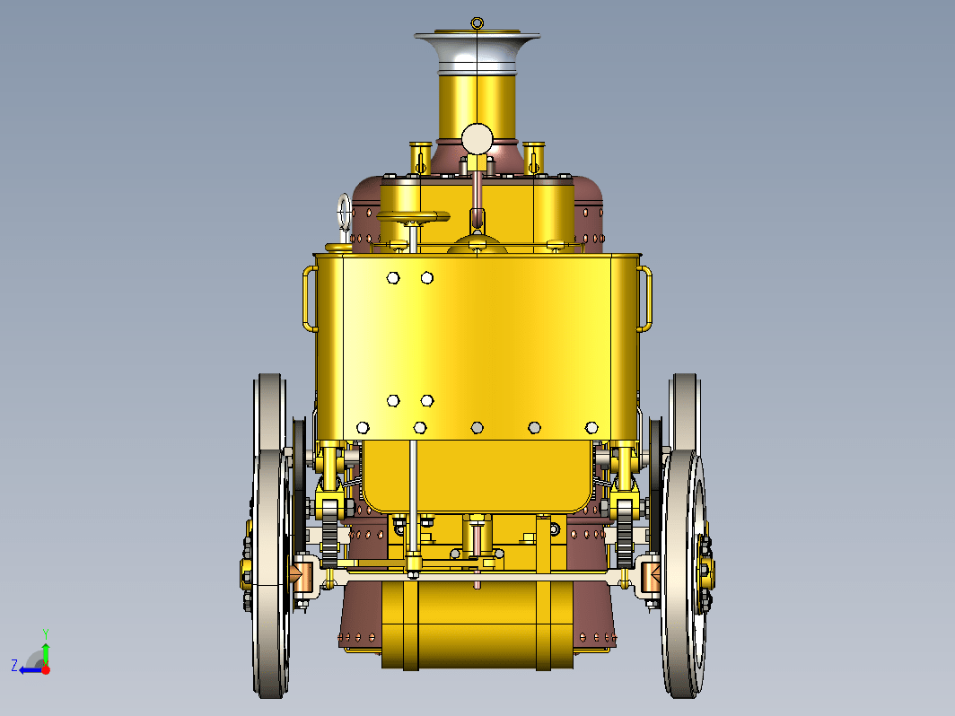 ca1908蒸汽消防玩具车