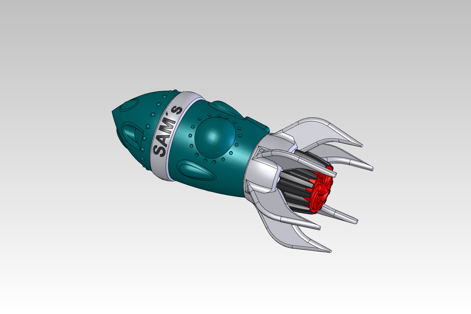 rocket-toy火箭玩具模型