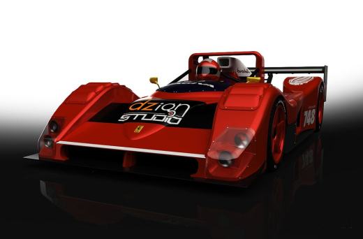 经典法拉利赛车3D模型图缩略图