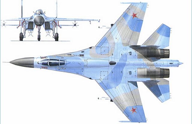 简易Sukhoi苏-27战斗机