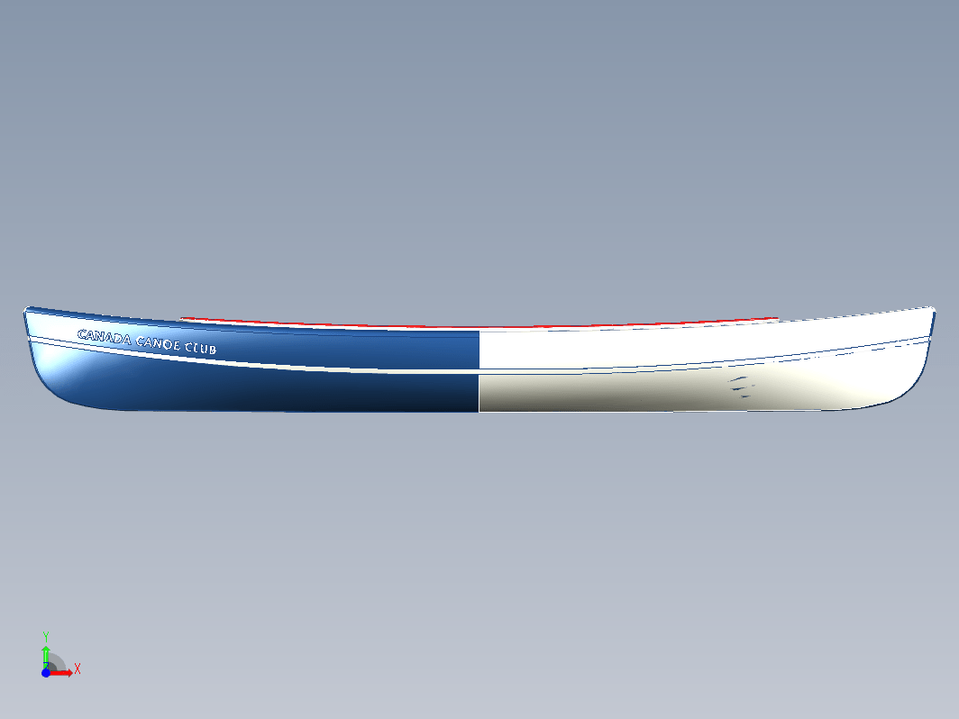 独木舟模型 Canoe ( Canadian Canoe)