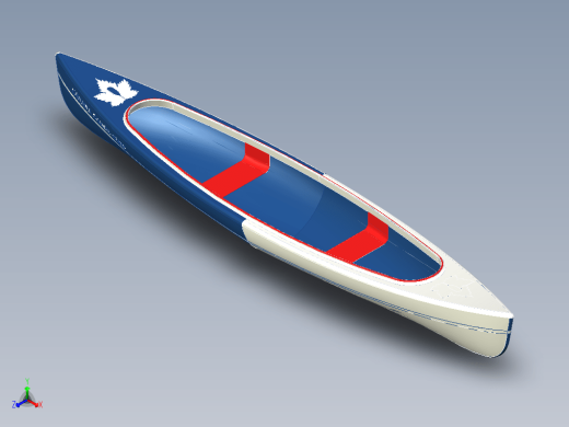 独木舟模型 Canoe ( Canadian Canoe)缩略图