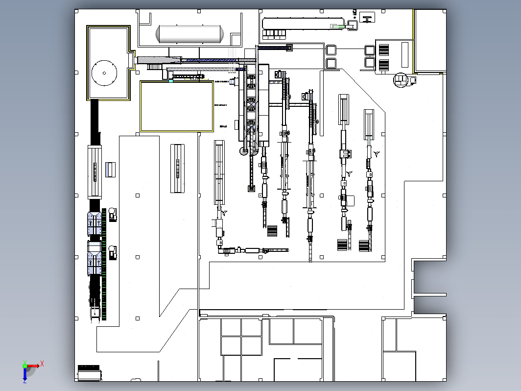 双层组装生产流水线