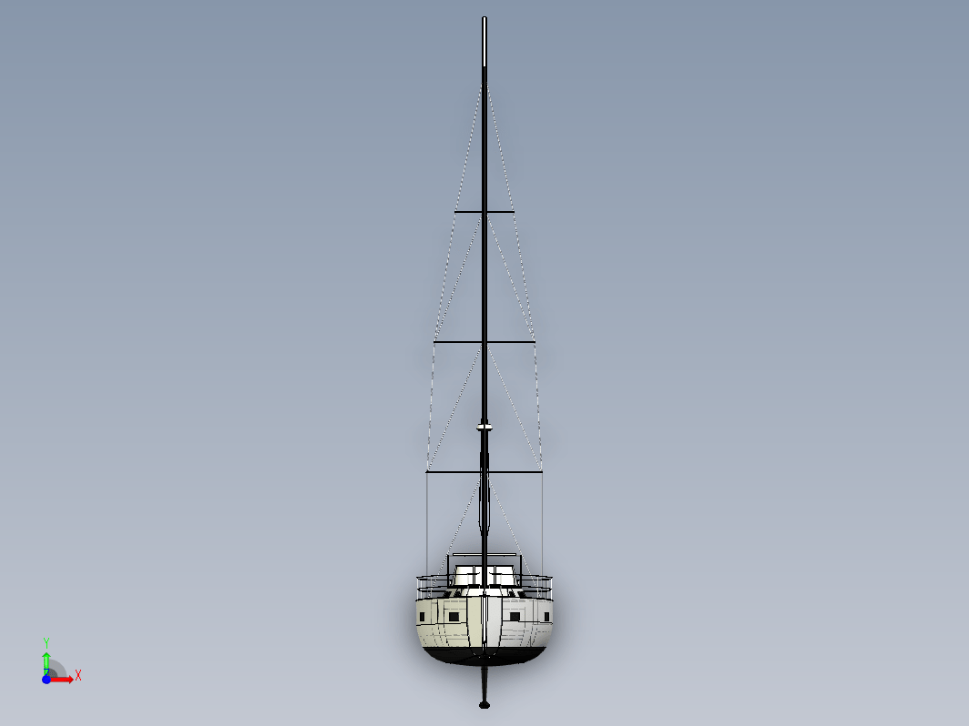 12.5米帆船 12.5m sailboat