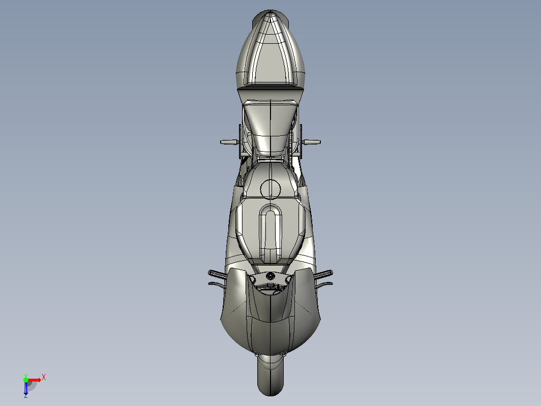 Yamaha YZF-M1摩托车造型