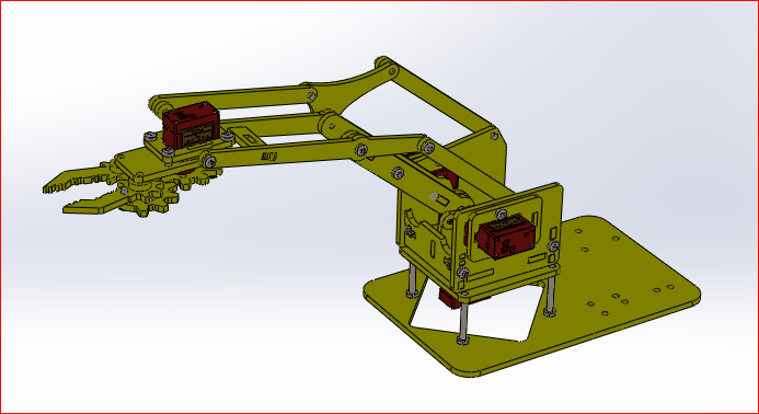 ROBOT ARM 4 DOF四自由度机械臂