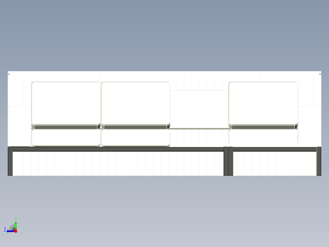 居家客厅沙发模型