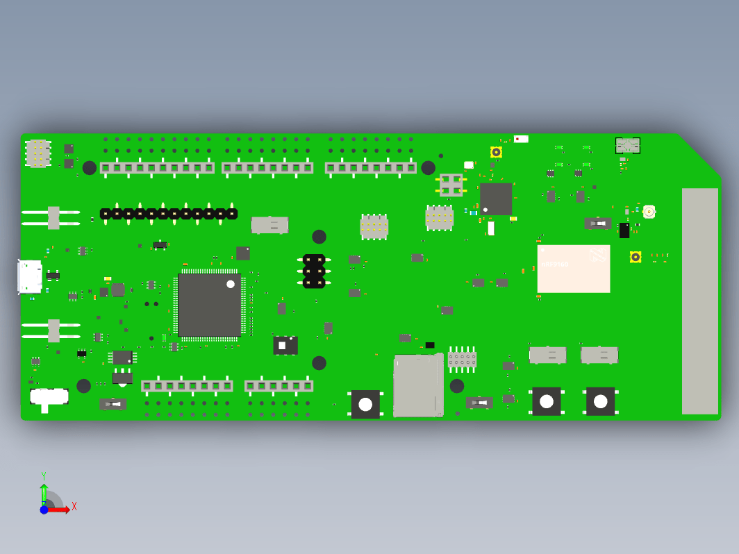 电路板 主板 nRF9160-DK-rev2 STP