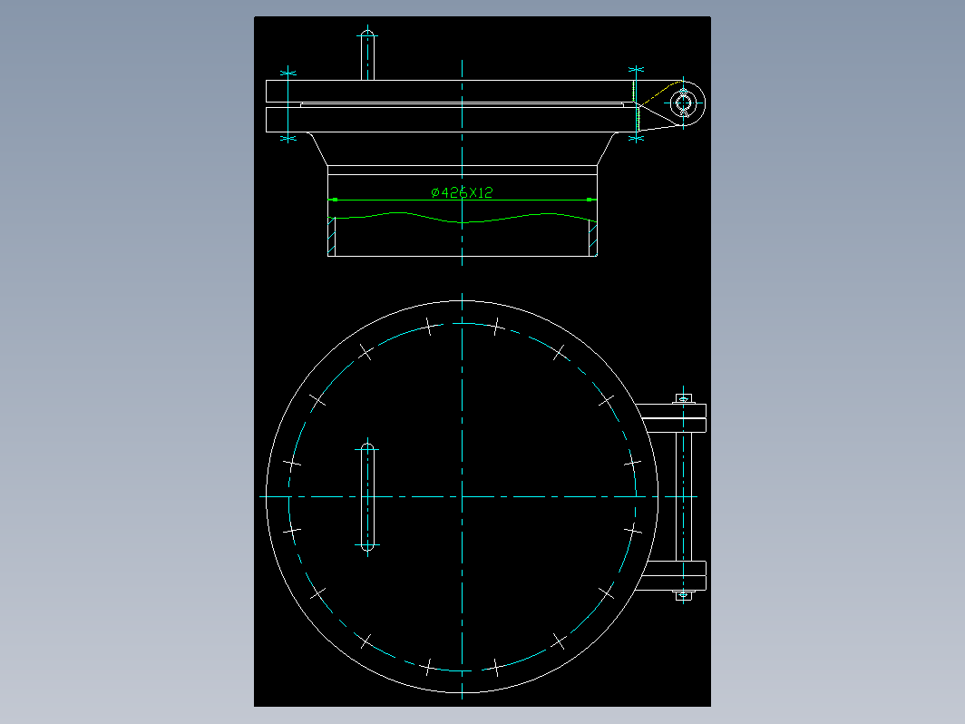 HG21518-95回转盖带颈对焊法兰人孔 A-MFM-400-2.5