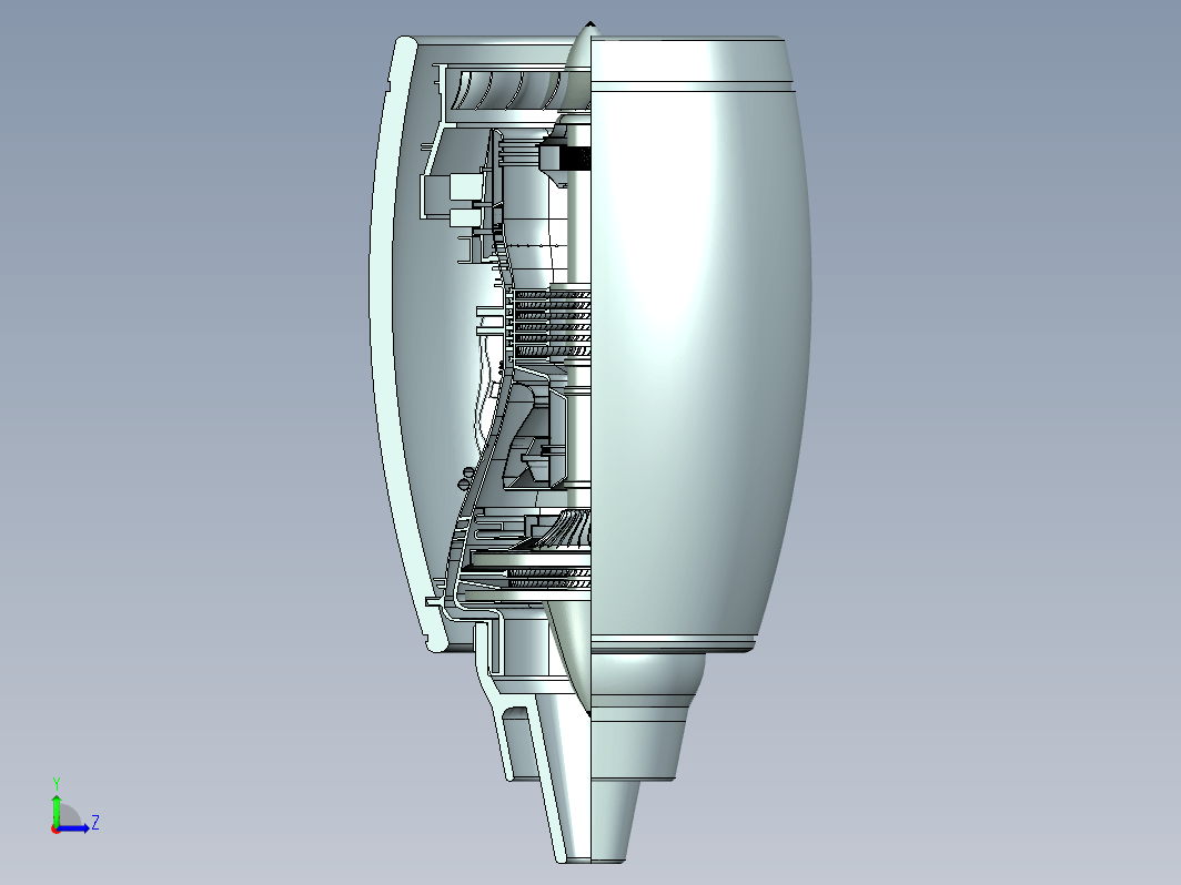 731喷气发动机UG设计