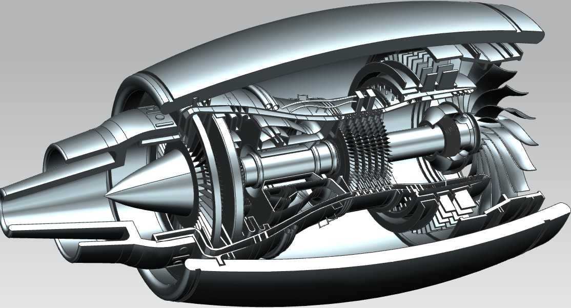 731喷气发动机UG设计