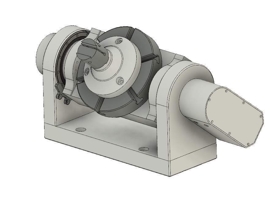 第五轴结构 5th axis trunnion cnc