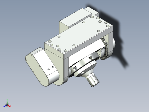 第五轴结构 5th axis trunnion cnc缩略图
