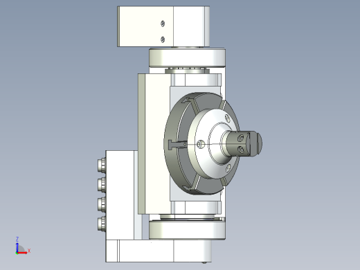 第五轴结构 5th axis trunnion cnc缩略图