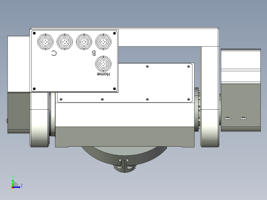 第五轴结构 5th axis trunnion cnc缩略图