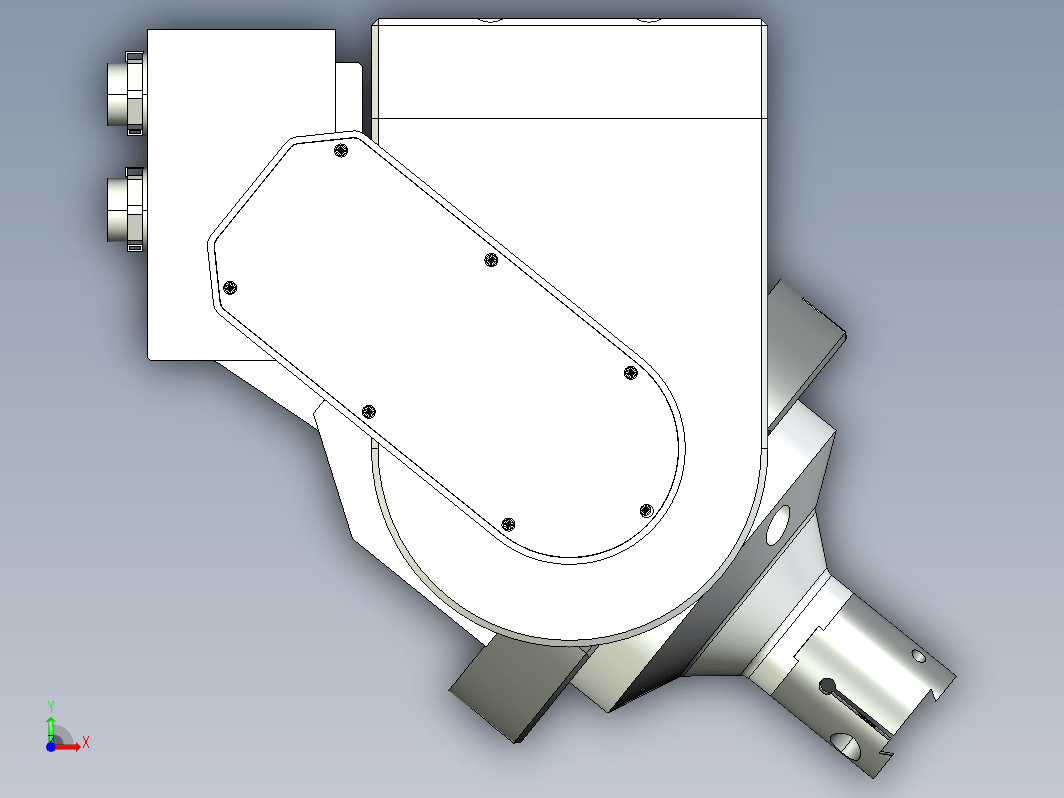 第五轴结构 5th axis trunnion cnc