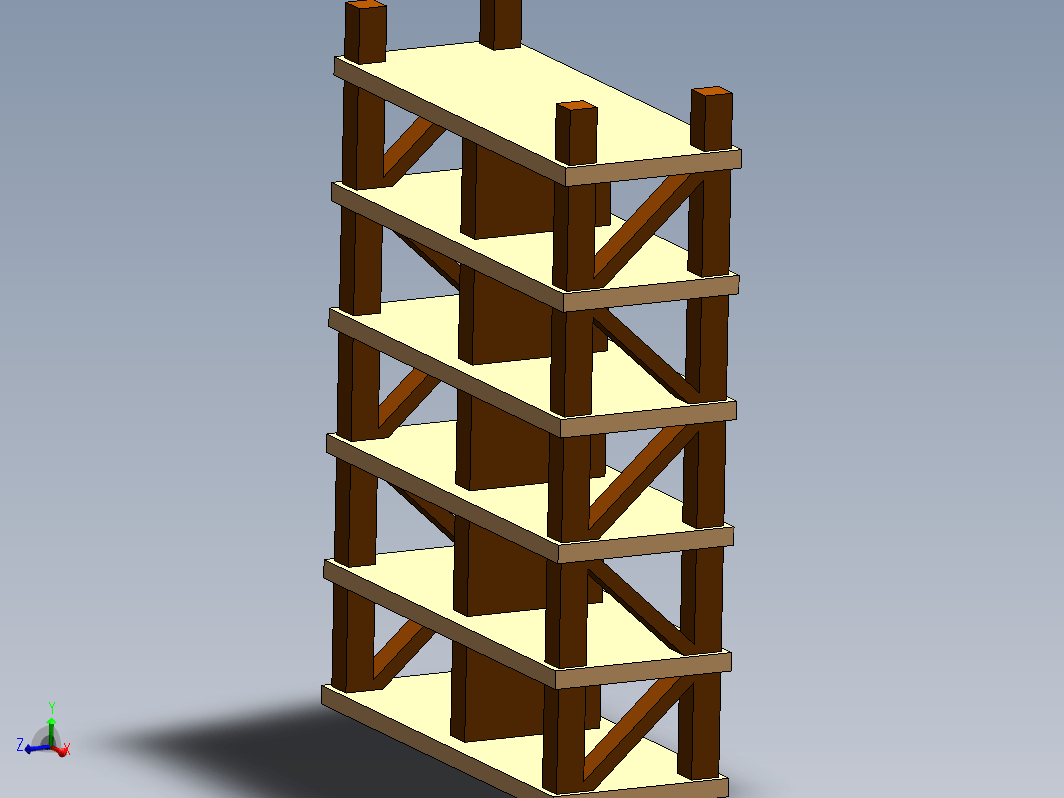 3D模型的书架2